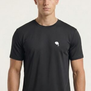 RHSO2A|| Black || Round Neck Half Sleeve