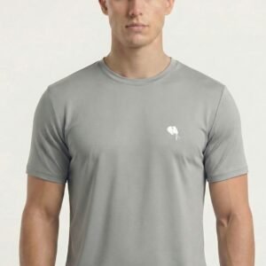 RHSO2A||Lite Grey|| Round Neck Half Sleeve