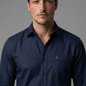 LS 004 ||NAVY|| Full Sleeve Shirt