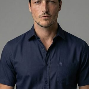 LS 004 ||NAVY||Half Sleeve Shirt