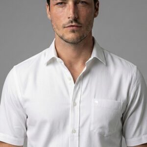 LS 004 ||WHITE||Half Sleeve Shirt