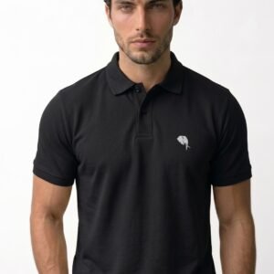 SS008-C||BLACK||100% Cotton T-Shirt