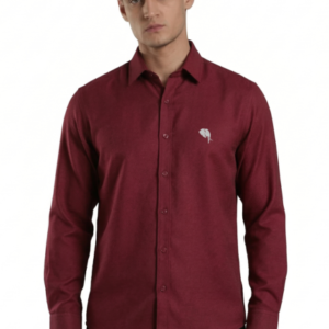 TS 001 ||MAROON || Full Sleeve Shirt